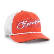 Clemson 47 Brand Downburst Rope Trucker Snapback Cap